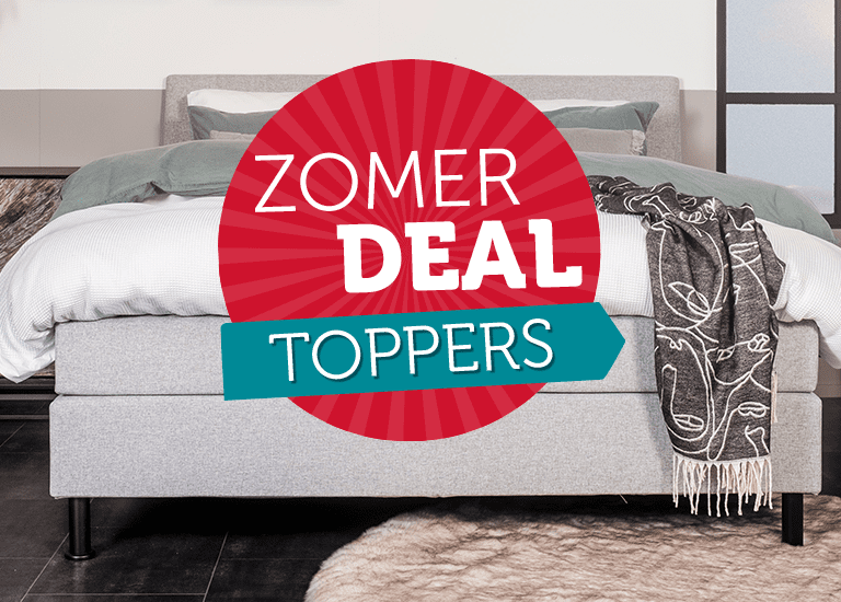 slaapdirect zomerdeal toppers